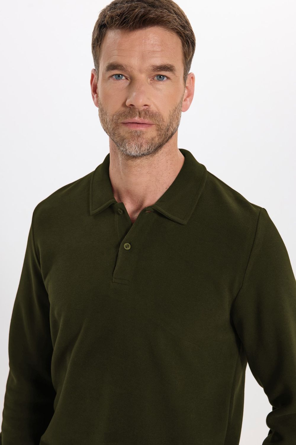REGULAR FIT POLO NECK OTOMENDI  SWEATSHIRT