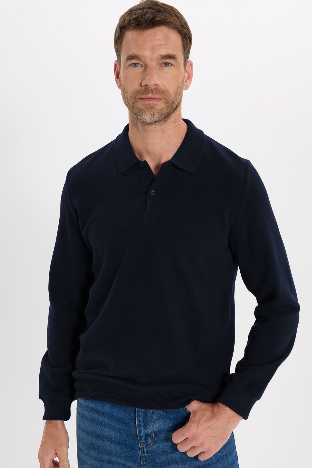 REGULAR FIT POLO NECK OTOMENDI  SWEATSHIRT