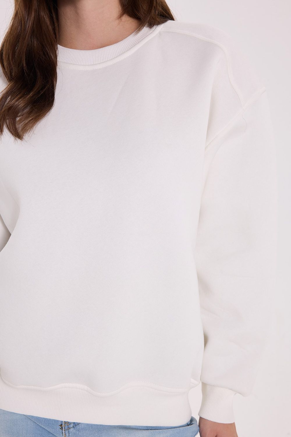 KADIN BİSİKLET YAKA KTN-1643 SWEATSHIRT