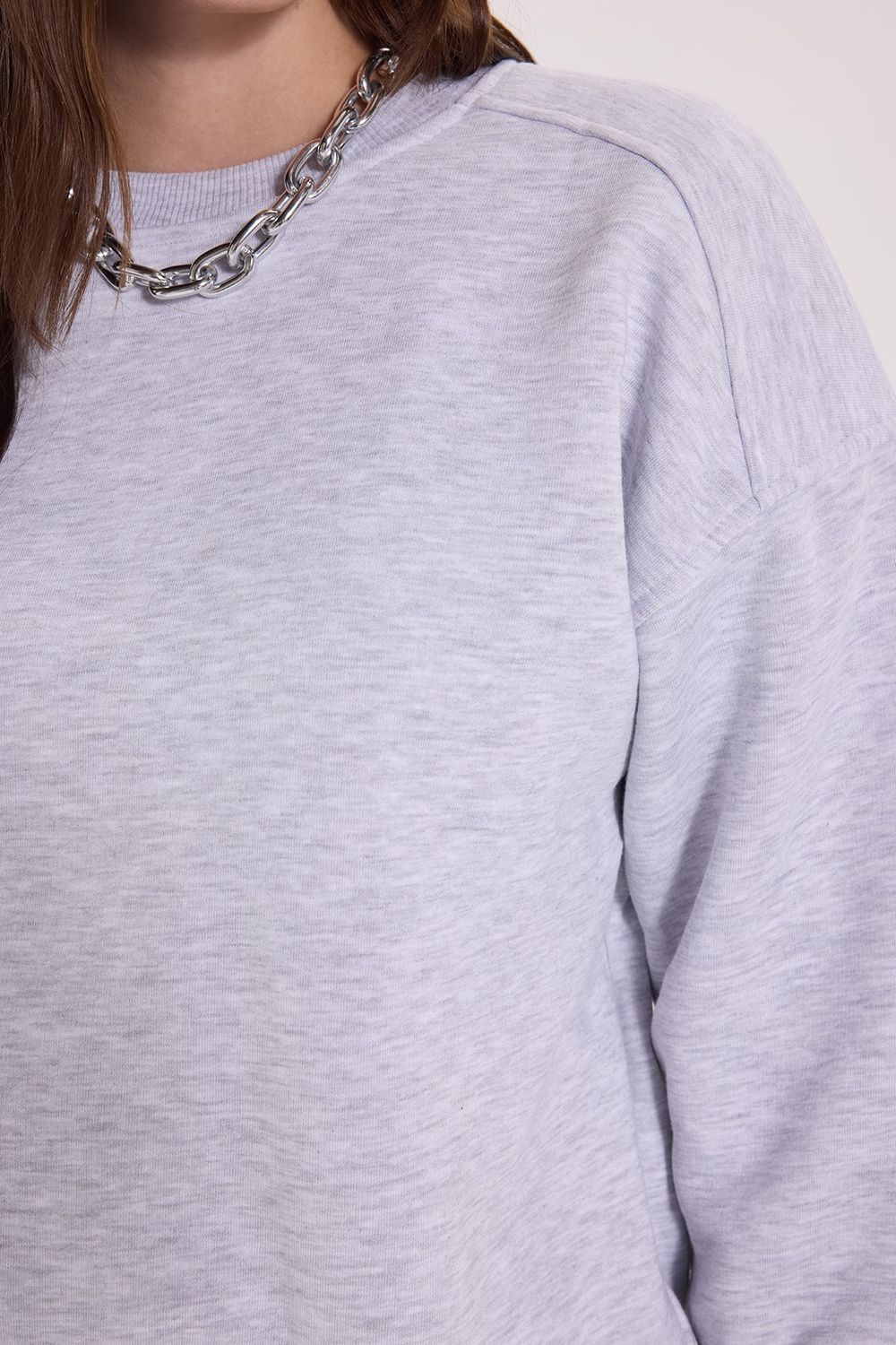 KADIN BİSİKLET YAKA KTN-1643 SWEATSHIRT