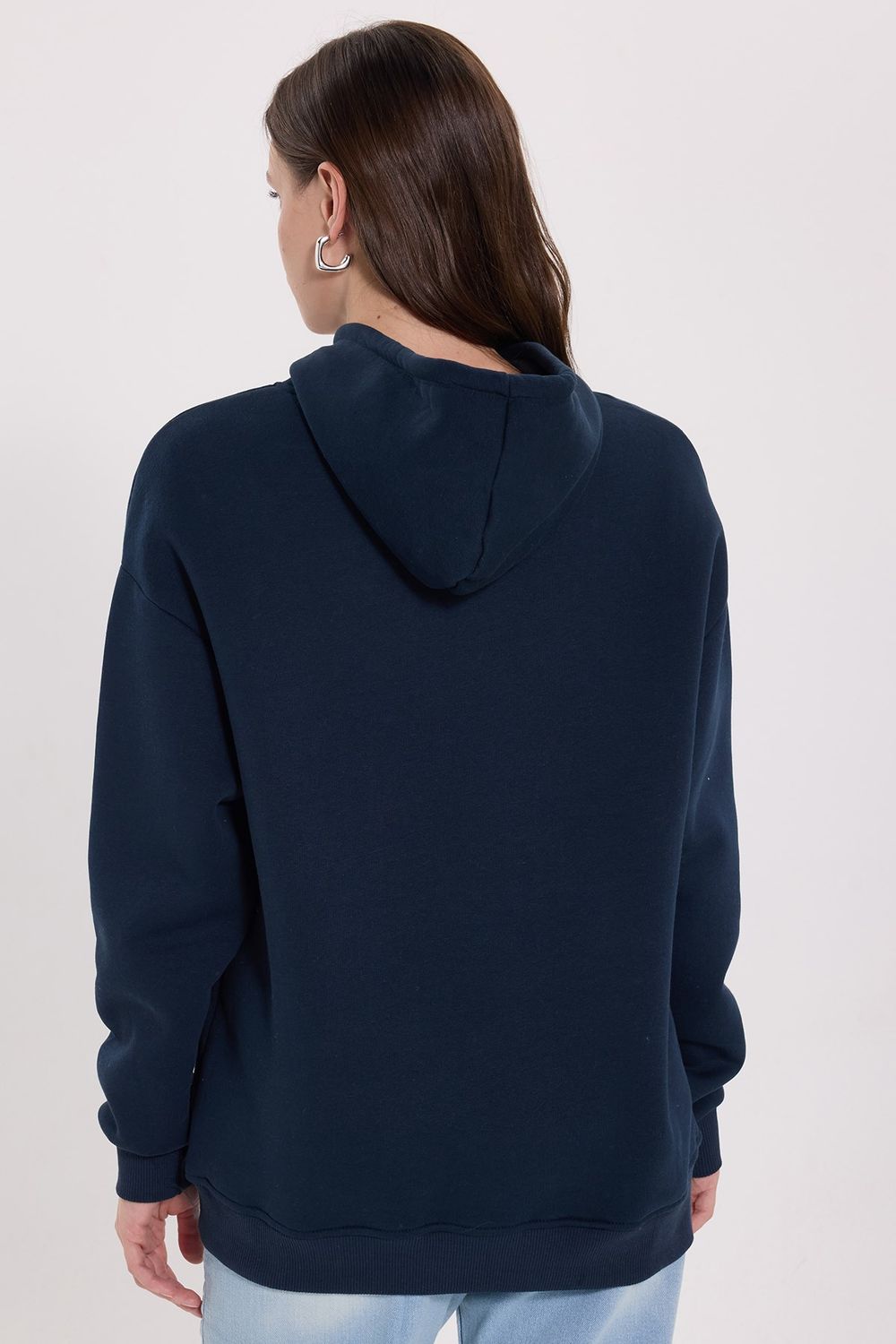 KADIN KAPÜŞONLU KANGURU CEPLİ ARM-2502 SWEATSHIRT