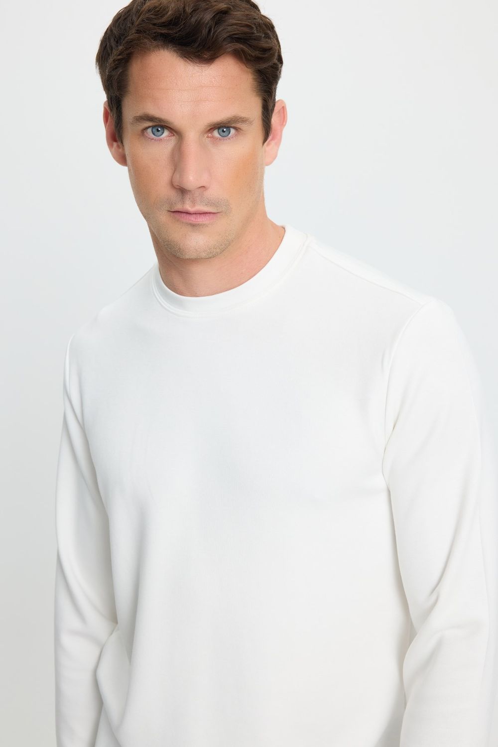 THREE PIECES ERKEK BİSİKLET YAKA SZR SWEATSHIRT
