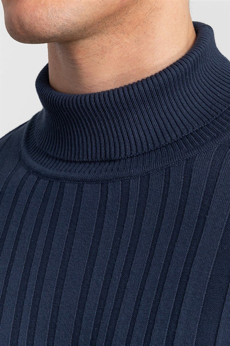 SWEATER COTTON  TURTLE NECK TOGO   KAZAK SWEATER