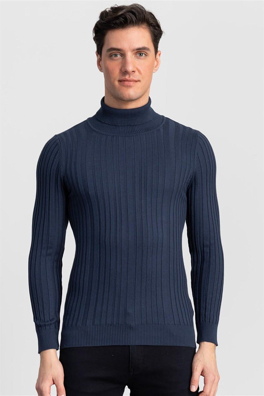 SWEATER COTTON  TURTLE NECK TOGO   KAZAK SWEATER