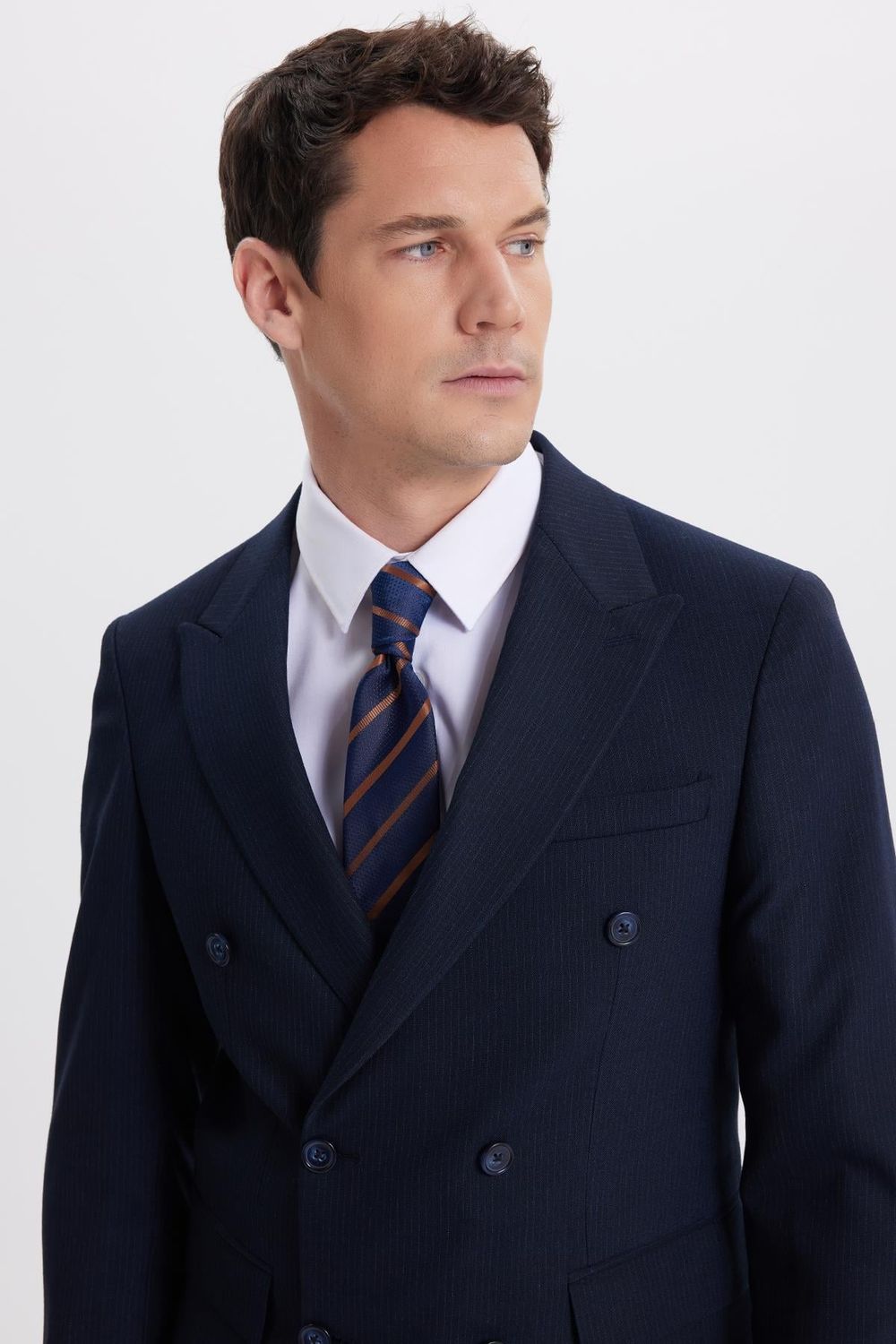 SLIM FIT SUIT KRUVAZE SUHO TAKIM ELBİSE