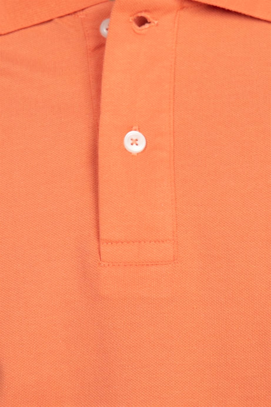 Slim Fit Düz Polo Yaka Erkek T-Shirt