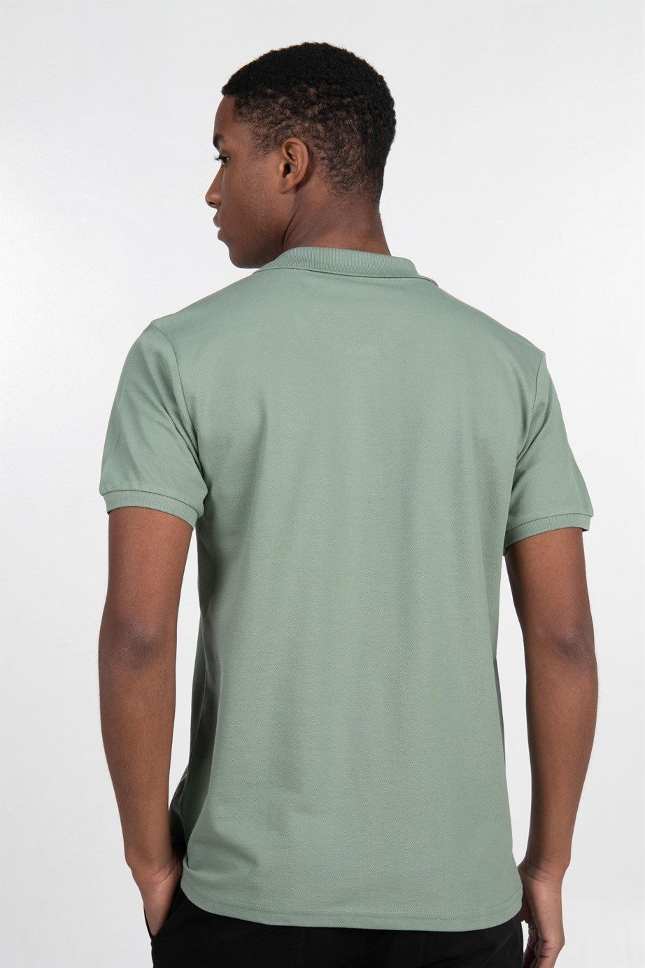 SLIM FIT PLAIN PIQUE T-SHIRT 22/23  TİŞÖRT
