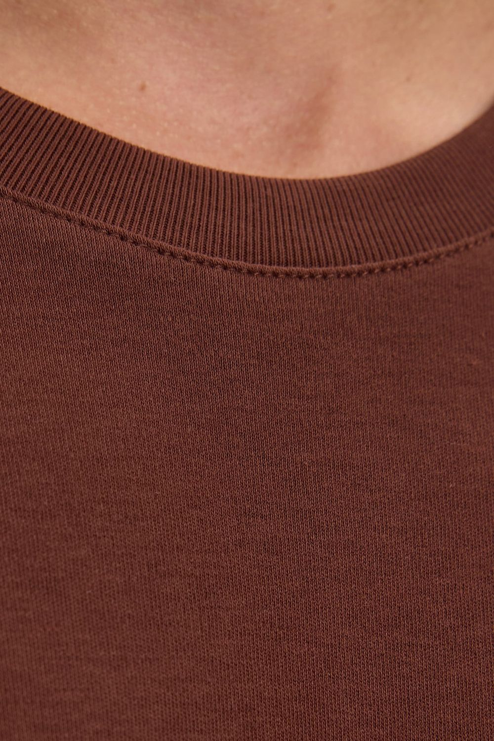 Unisex Relax Fit Rahat Kesim %100 Pamuk Yumuşak Dokulu Hafif Kalın Basic Bisiklet Yaka Taş Tişört