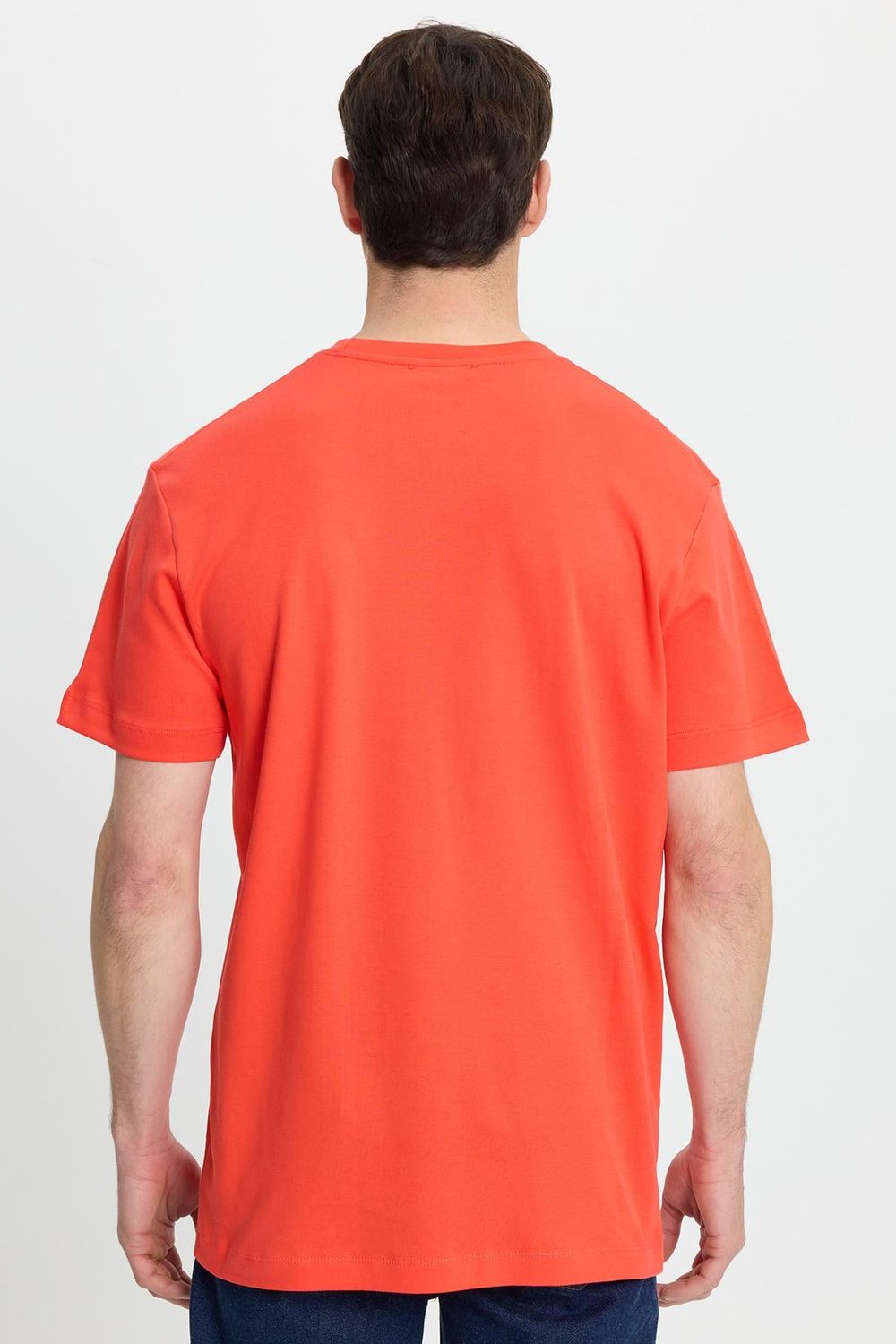 Relax Fit Rahat Kesim Yumuşak Dokulu Pamuklu Bisiklet Yaka Kısa Kol Unisex Tişört