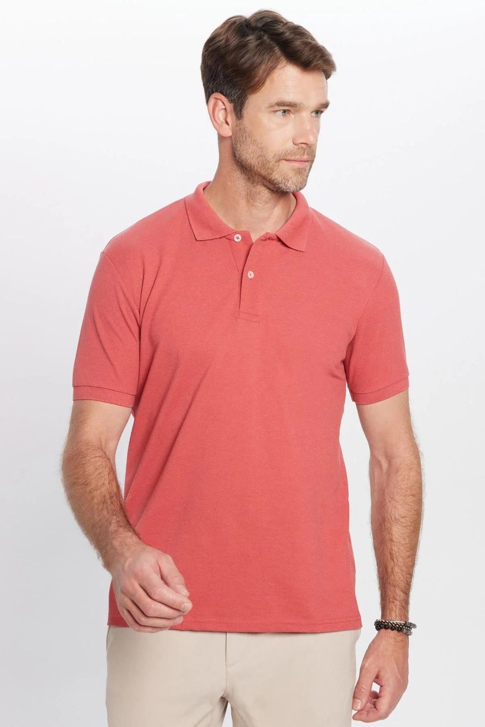 Erkek 3'lü Paket Siyah-Mavi-Beyaz Slim Fit Dar Kesim Pamuklu Düz Pike Polo Yaka Tişört