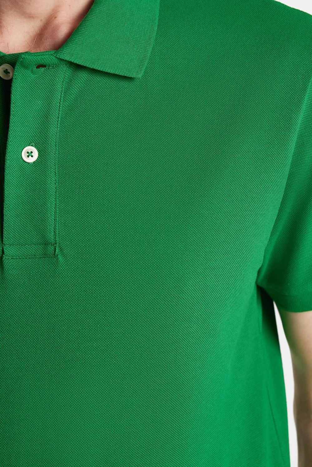 SLIM FIT PLAIN PIQUE T-SHIRT 24/25  TİŞÖRT