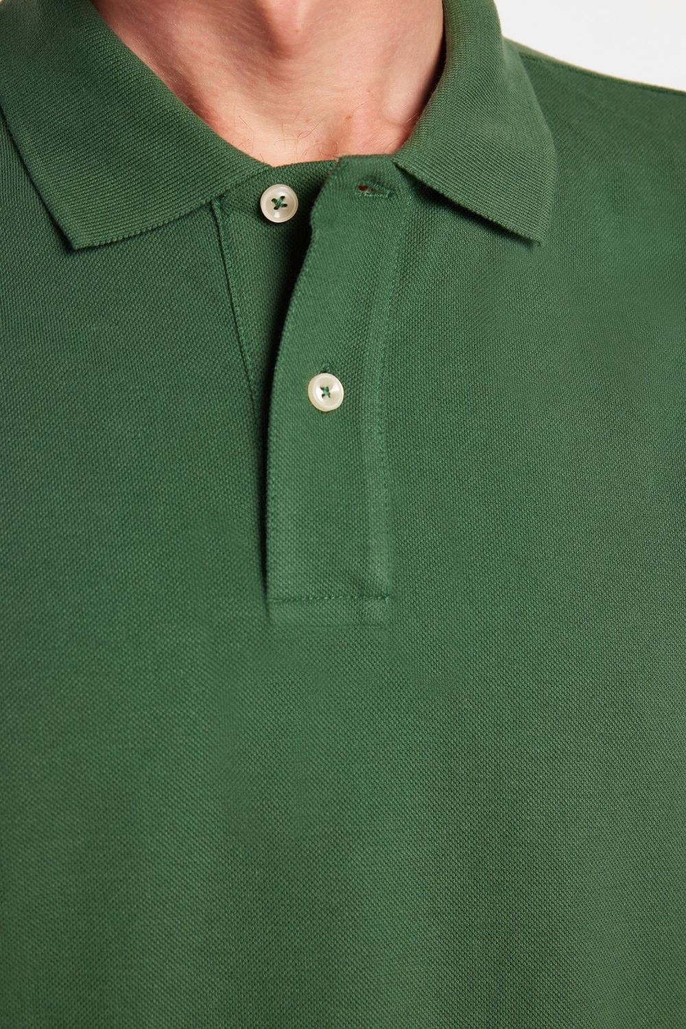 SLIM FIT PLAIN PIQUE T-SHIRT 24/25  TİŞÖRT