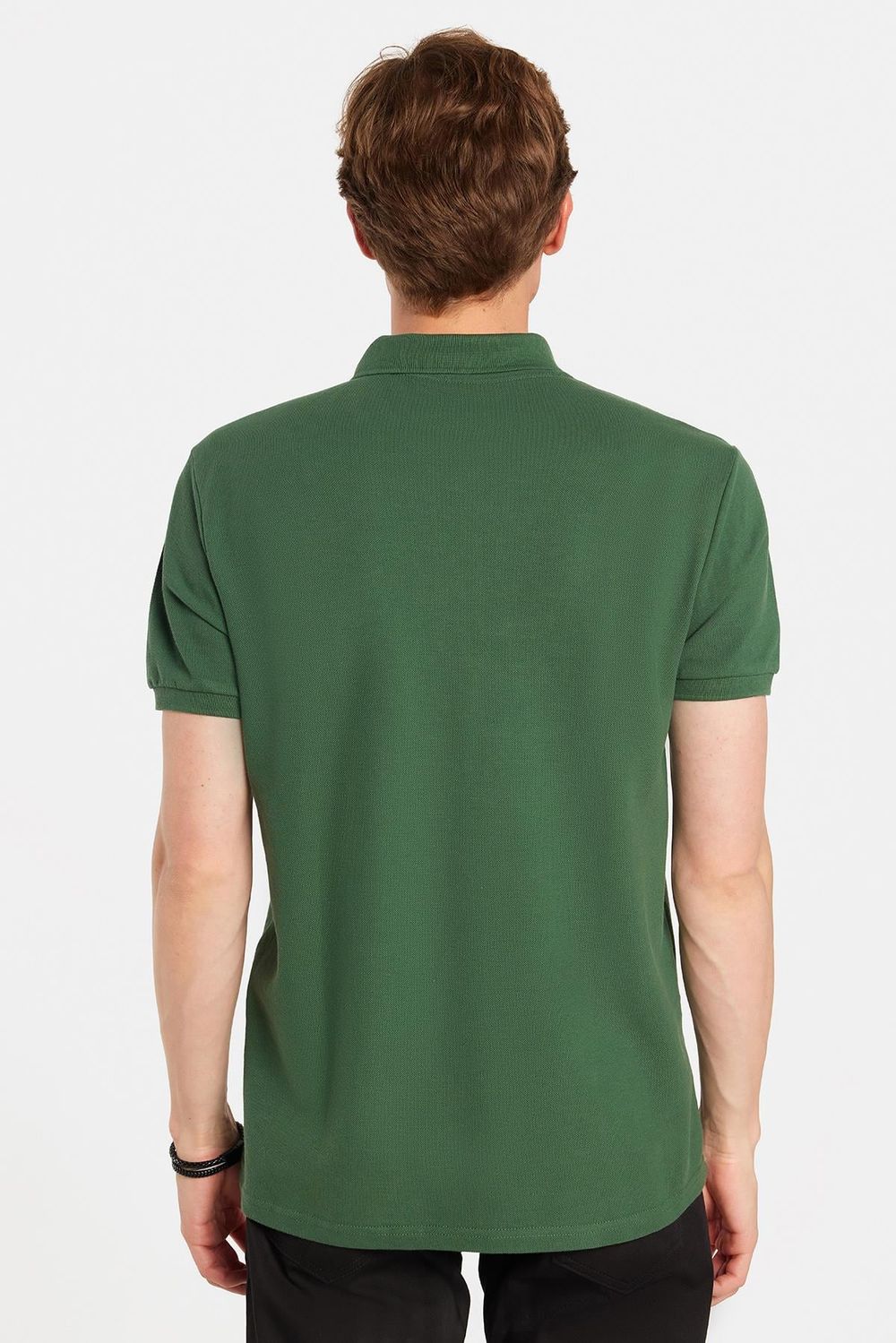 SLIM FIT PLAIN PIQUE T-SHIRT 24/25  TİŞÖRT
