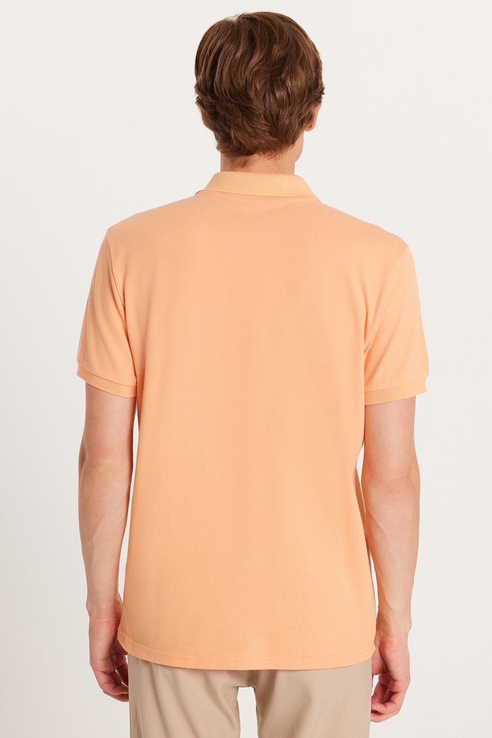 SLIM FIT PLAIN PIQUE T-SHIRT 24/25  TİŞÖRT