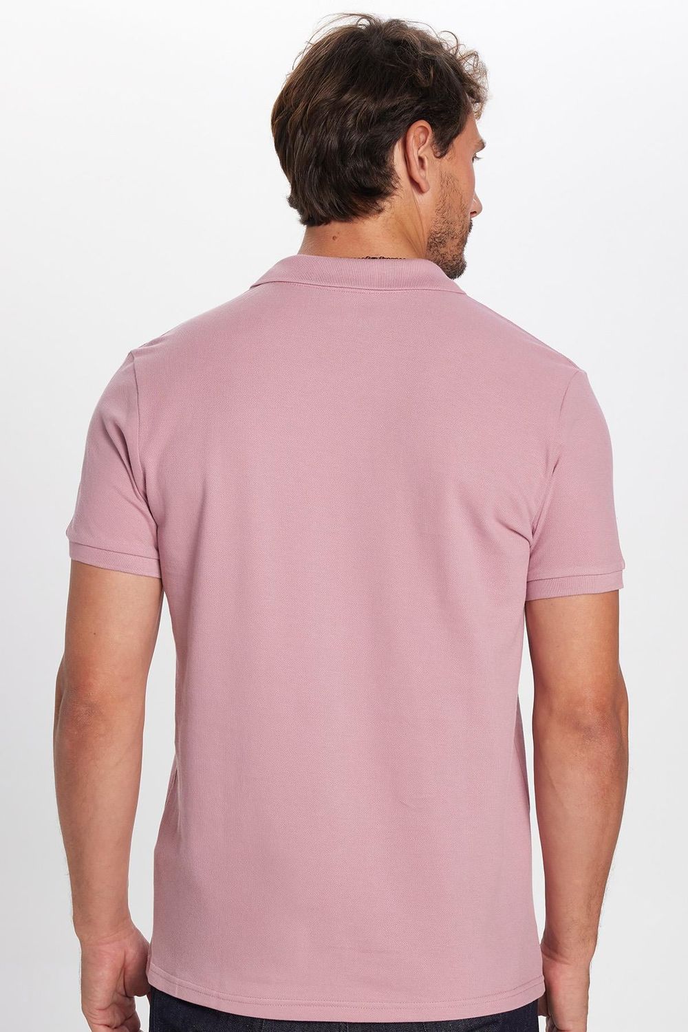 SLIM FIT PLAIN PIQUE T-SHIRT 24/25  TİŞÖRT