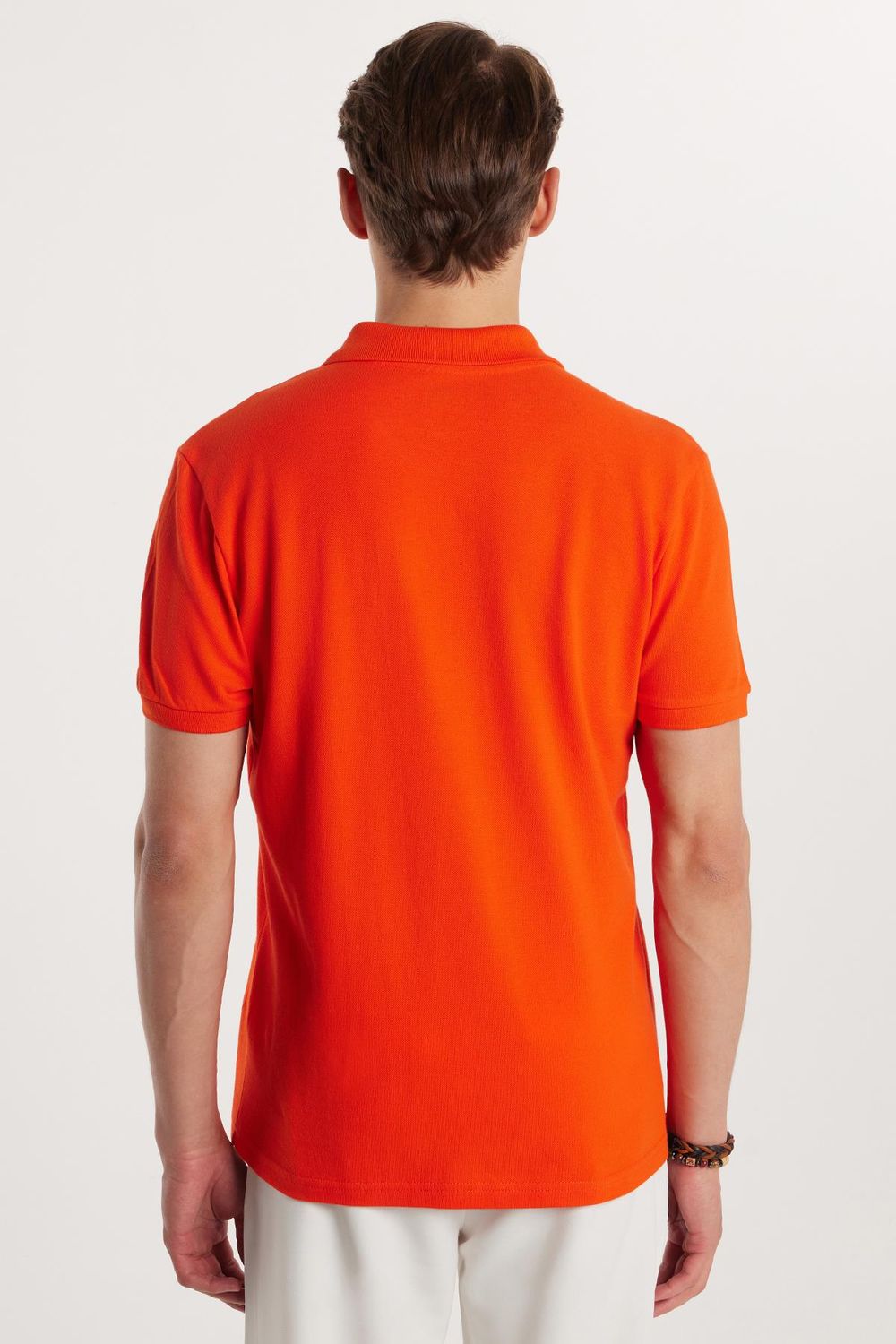SLIM FIT PLAIN PIQUE T-SHIRT 24/25  TİŞÖRT