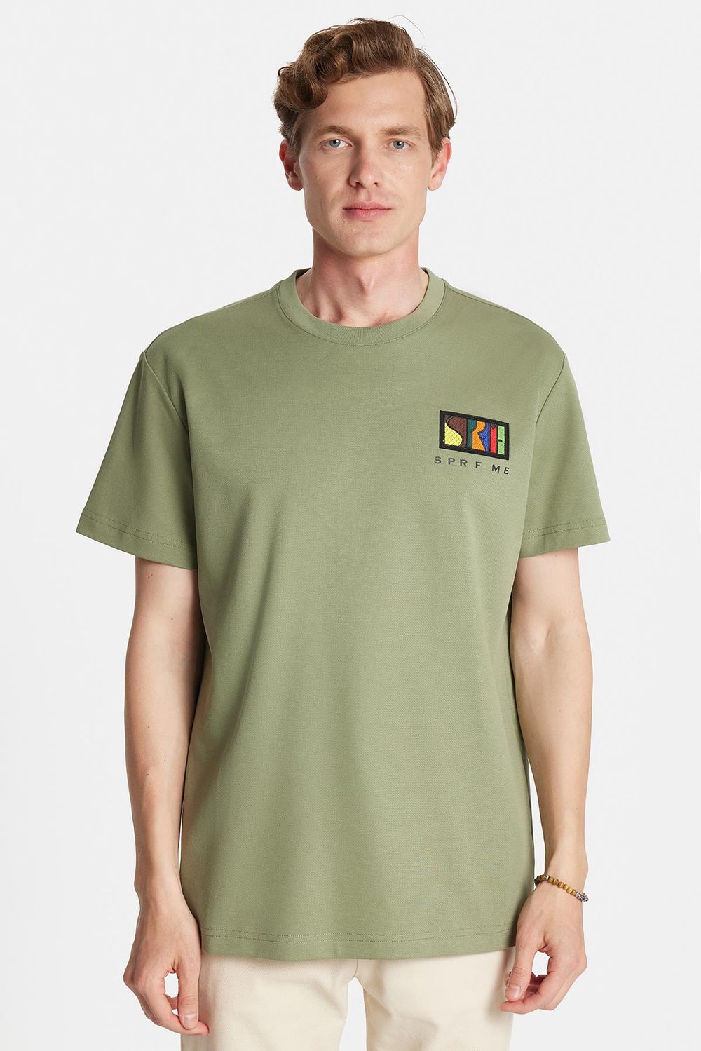 RELAX FIT CREW NECK PRINT T-SHIRT SPRFME TİŞÖRT