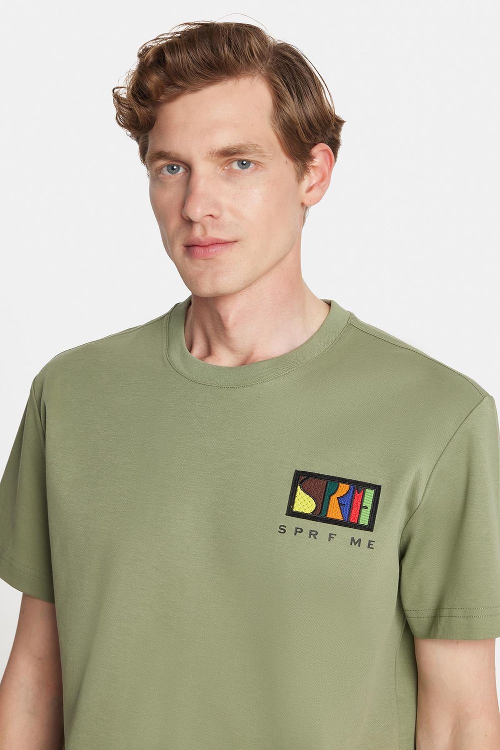 RELAX FIT CREW NECK PRINT T-SHIRT SPRFME TİŞÖRT