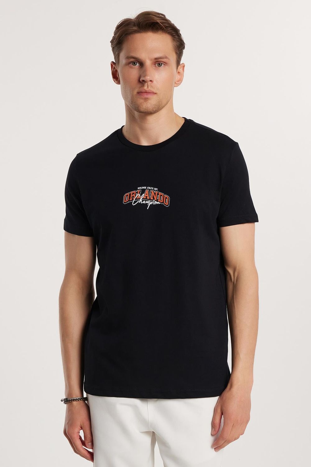 CREW NECK PRINT SHORT SLV T-SHIRT 24/25  TİŞÖRT