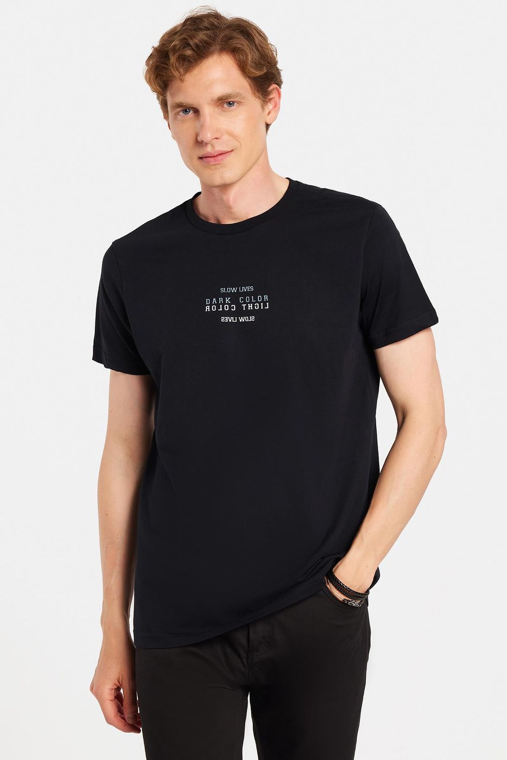 CREW NECK PRINT SHORT SLV T-SHIRT 24/25  TİŞÖRT