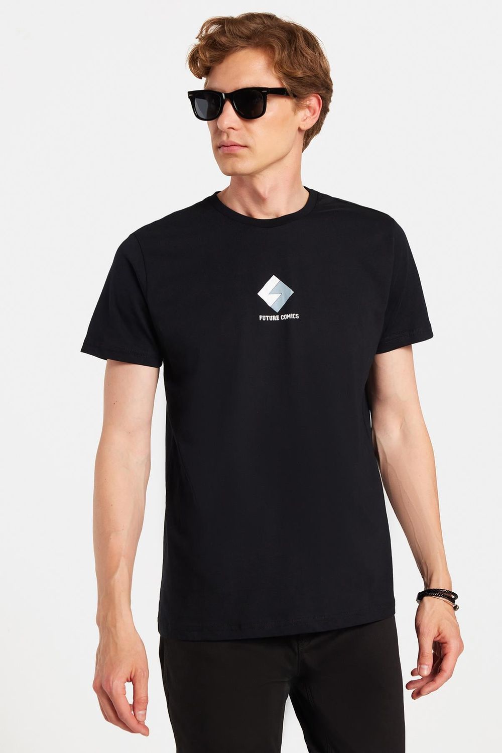 CREW NECK PRINT SHORT SLV T-SHIRT 24/25  TİŞÖRT