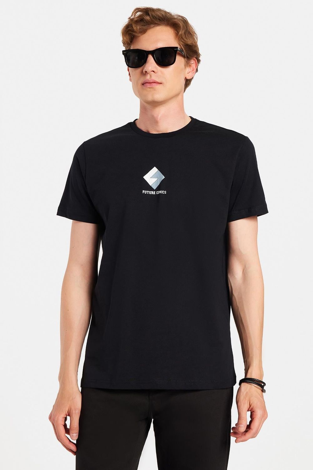 CREW NECK PRINT SHORT SLV T-SHIRT 24/25  TİŞÖRT
