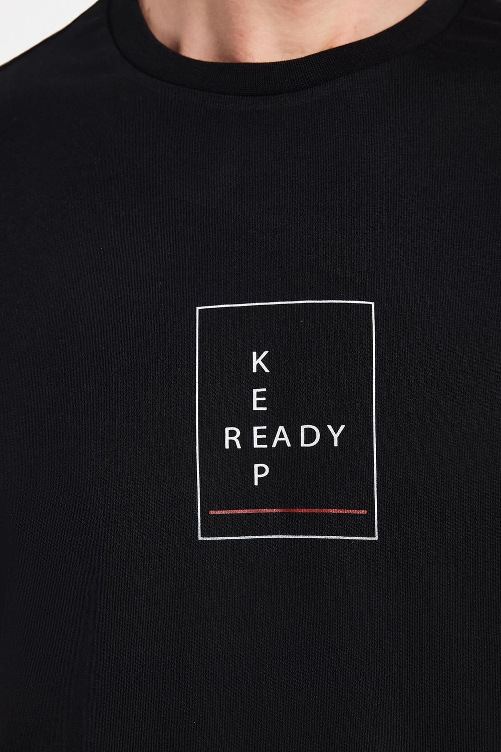 CREW NECK PRINT SHORT SLV T-SHIRT 24/25  TİŞÖRT