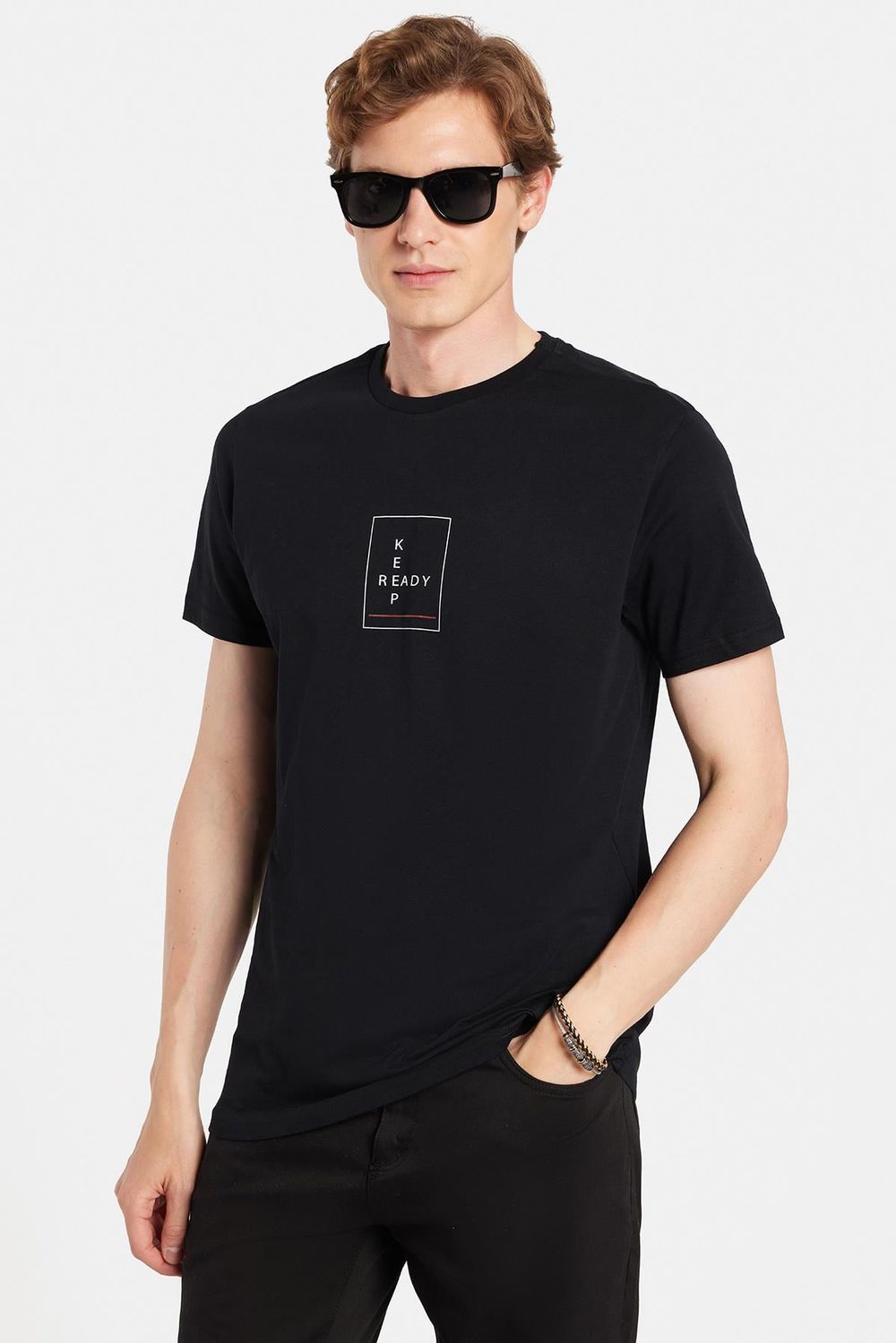 CREW NECK PRINT SHORT SLV T-SHIRT 24/25  TİŞÖRT