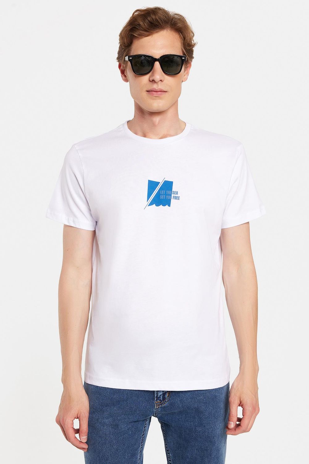 CREW NECK PRINT SHORT SLV T-SHIRT 24/25  TİŞÖRT