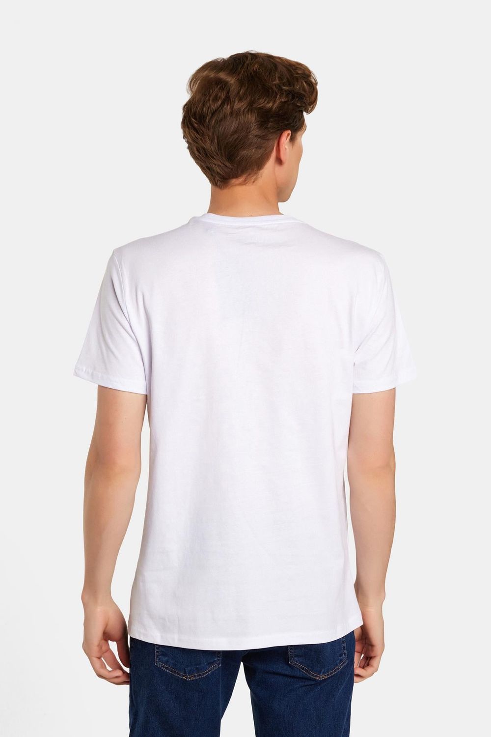 Erkek Slim Fit Dar Kesim %100 Pamuk Yumuşak Dokulu Baskılı Siyah Bisiklet Yaka Tişört