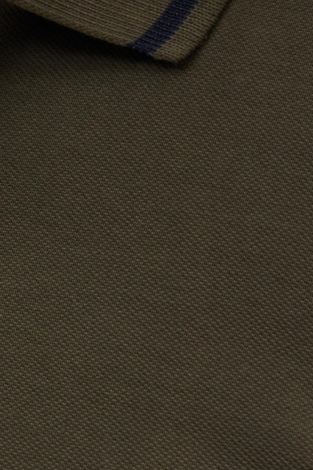 Erkek Slim Fit Dar Kesim Pamuklu Yumuşak Dokulu Serin Tutan Kumaş Düz Pike Polo Yaka Tişört