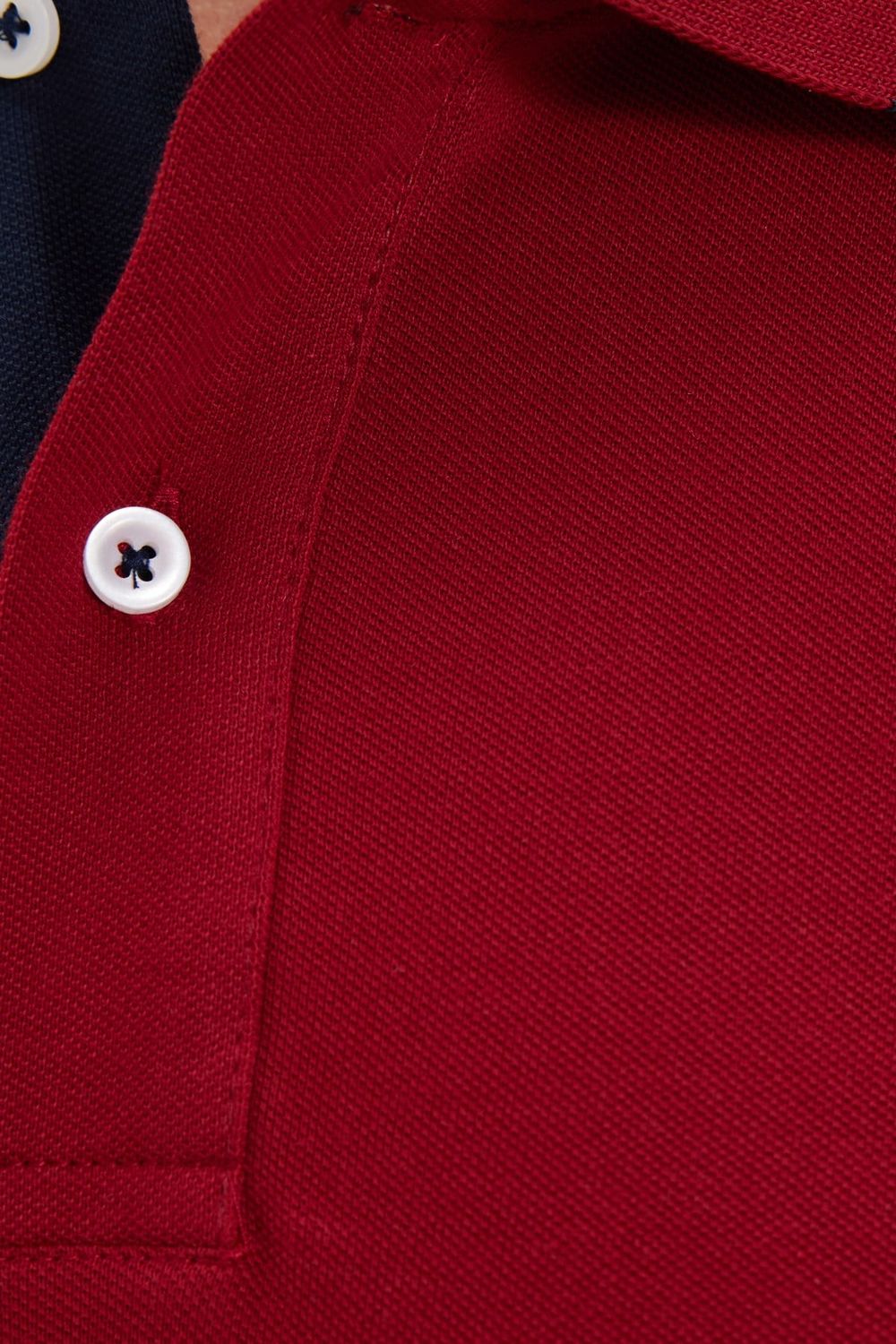 Erkek Slim Fit Dar Kesim %100 Pamuk Yumuşak Dokulu Serin Tutan Kumaş Düz Pike Bordo Polo Yaka Tişört