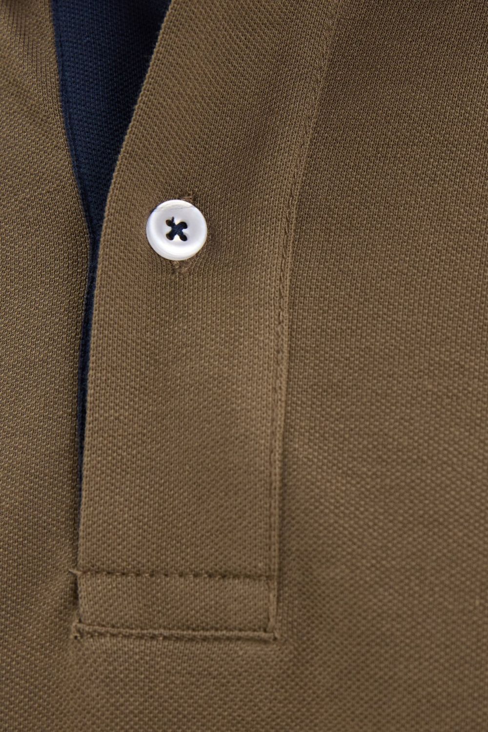 Erkek Slim Fit Dar Kesim %100 Pamuk Yumuşak Dokulu Serin Tutan Kumaş Pike Kahverengi Polo Yaka Tişört