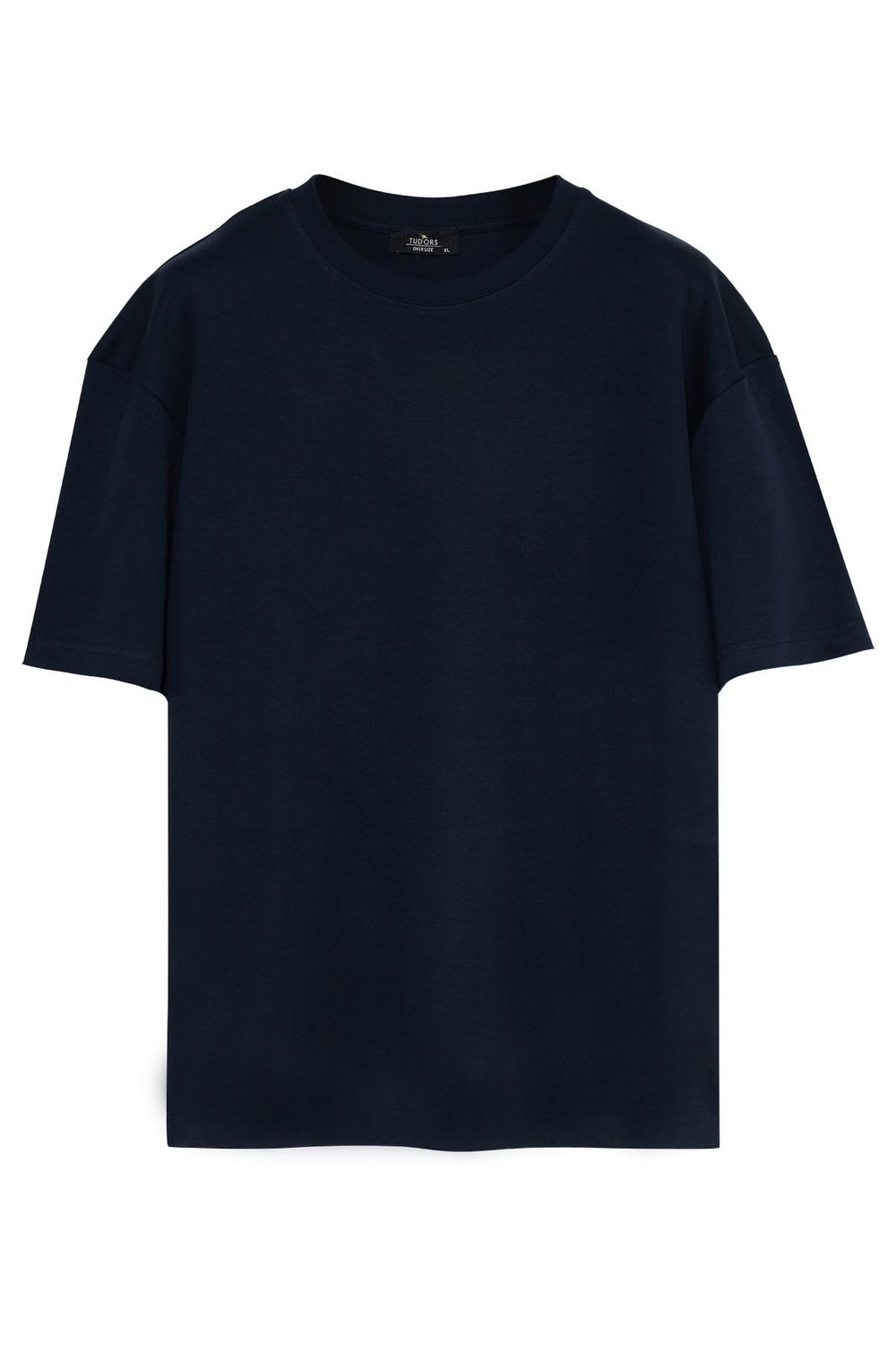 THREE PIECES OVERSIZE SHORT SLV PLAIN CREW NECK T-SHIRT