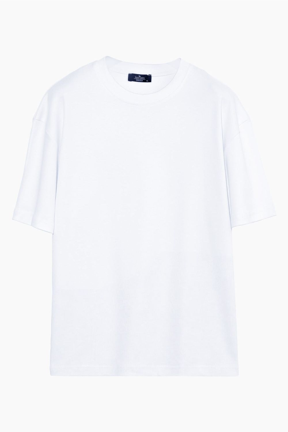 THREE PIECES OVERSIZE SHORT SLV PLAIN CREW NECK T-SHIRT