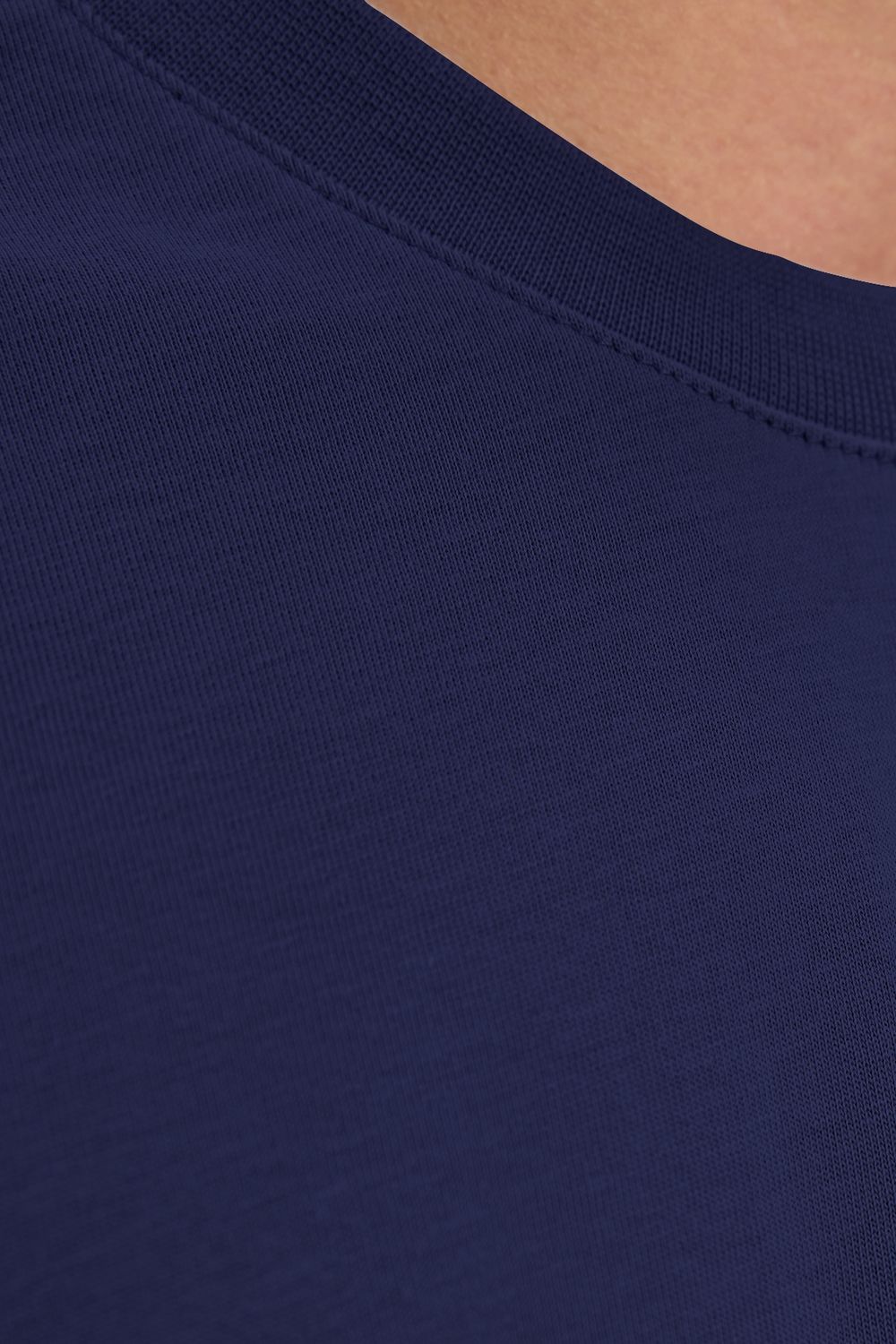 BOXY FIT SHORT SLV PLAIN CREW NECK T-SHIRT