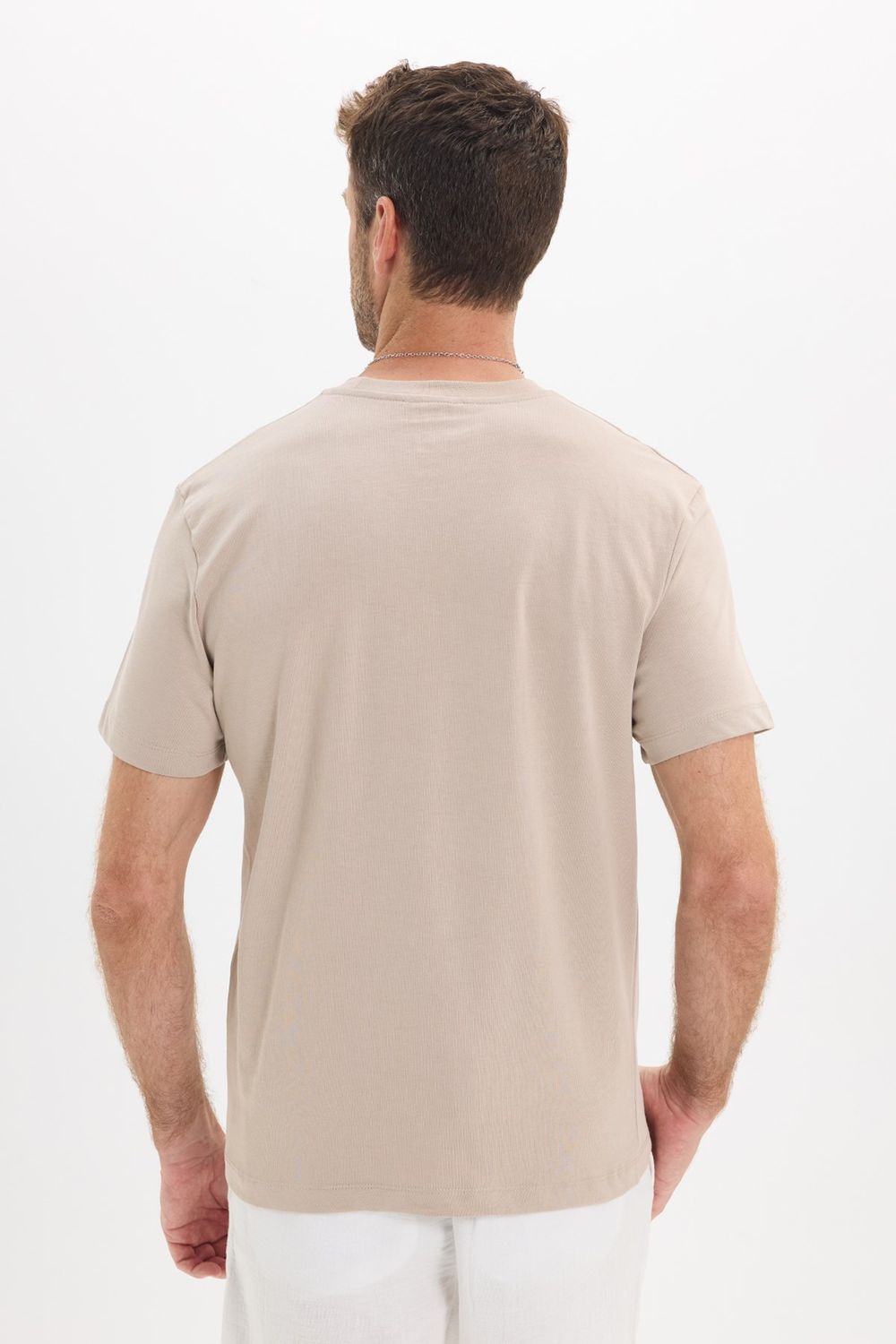 Unisex Regular Fit Rahat Kesim %100 Pamuk Bisiklet Yaka Gri Tişört