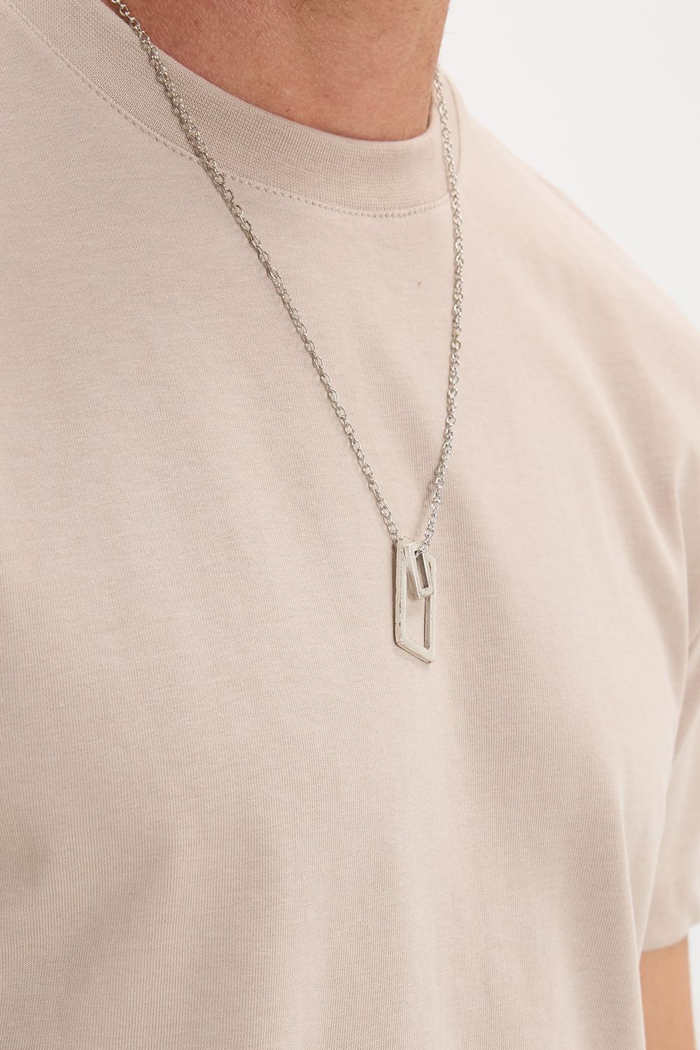 Unisex Regular Fit Rahat Kesim %100 Pamuk Bisiklet Yaka Gri Tişört