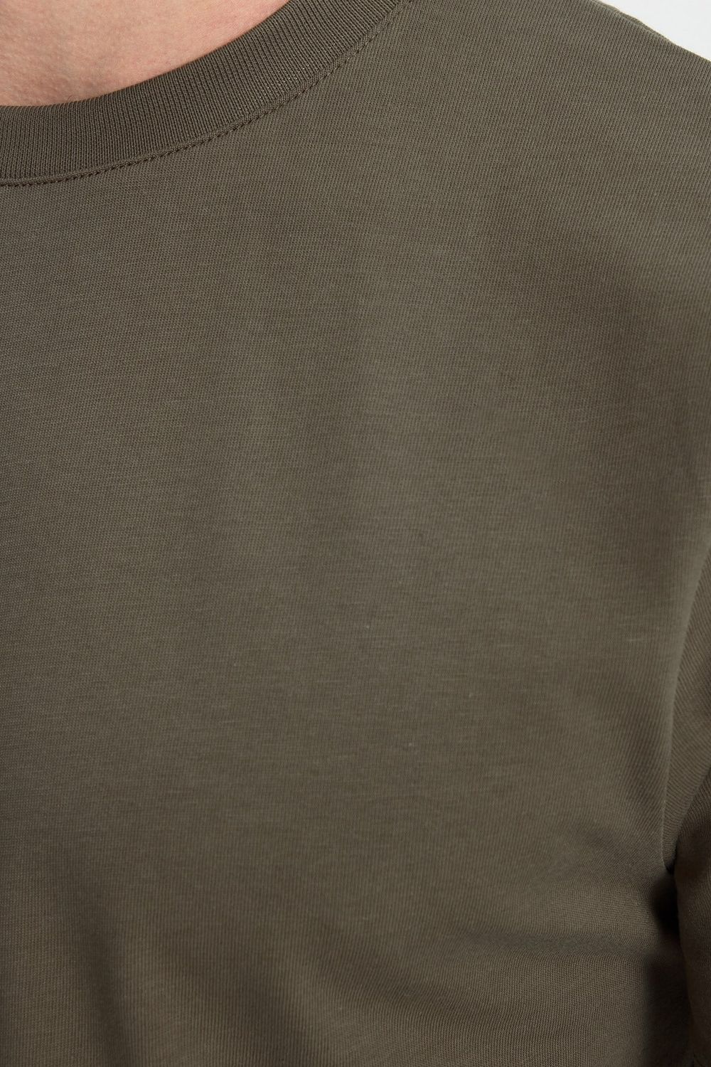 REGULAR FIT SHORT SLV PLAIN CREW NECK T-SHIRT