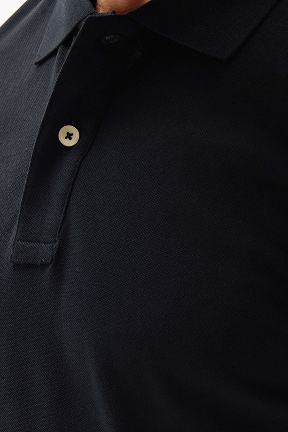 Erkek Slim Fit Dar Kesim Premium Seri %100 Pamuk Yumuşak Dokulu Merserize Siyah Polo Yaka Tişört