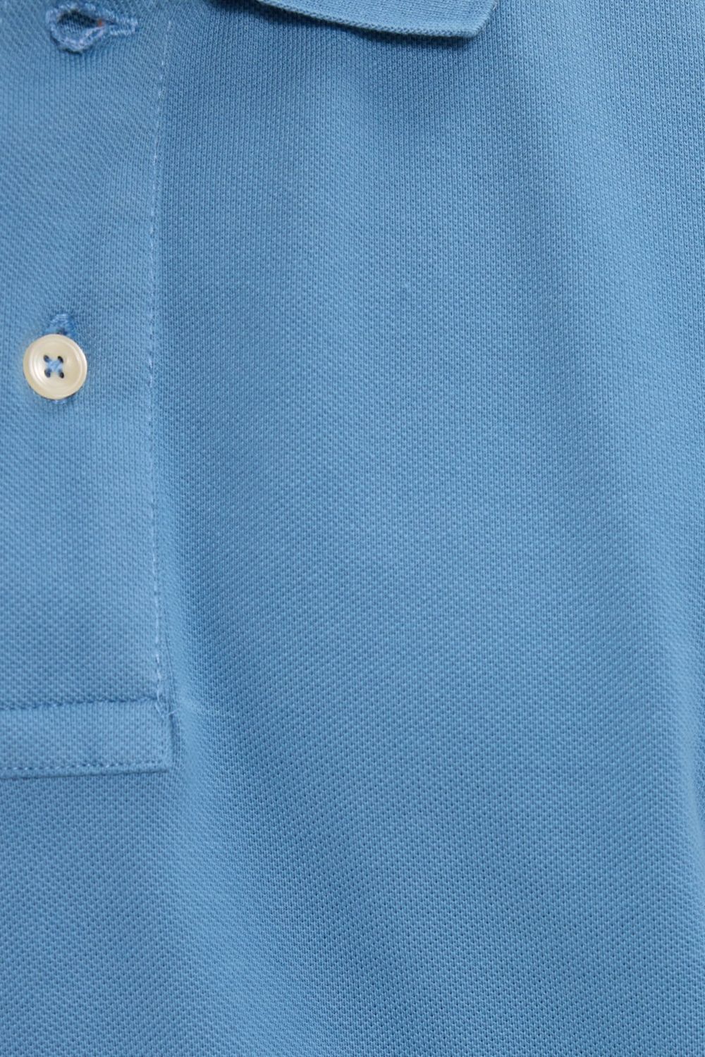 Erkek Slim Fit Dar Kesim Premium Seri %100 Pamuk Yumuşak Dokulu Merserize Mavi Polo Yaka Tişört 