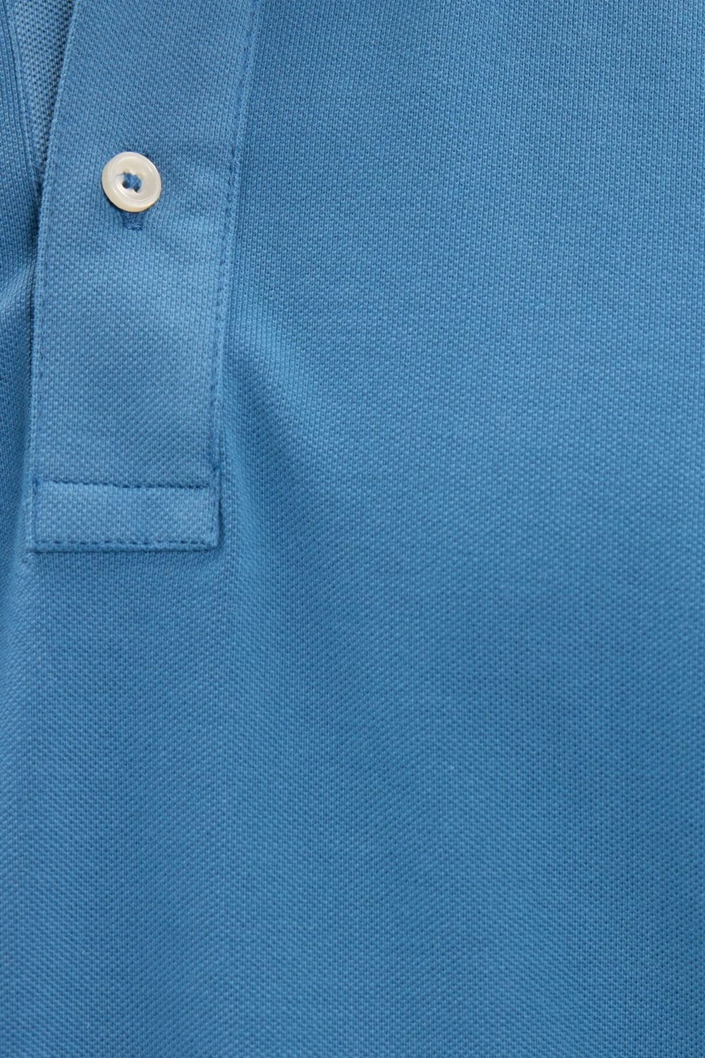 Erkek Slim Fit Dar Kesim Premium Seri %100 Pamuk Yumuşak Dokulu Merserize İndigo Polo Yaka Tişört 