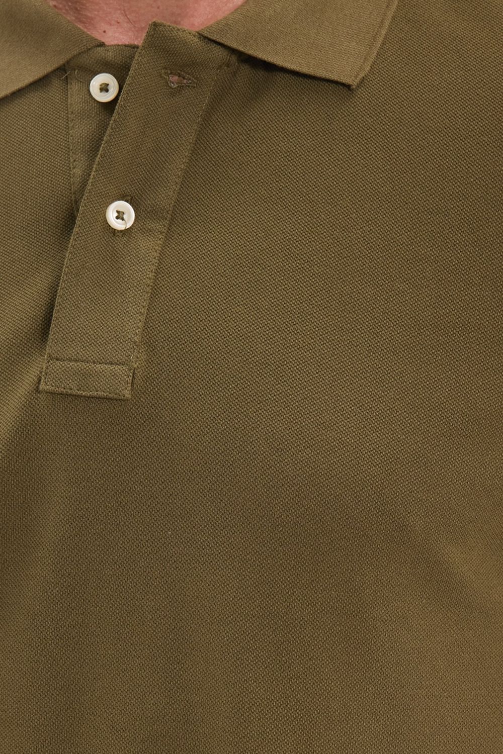 Erkek Slim Fit Dar Kesim Premium Seri %100 Pamuk Yumuşak Dokulu Merserize Haki Polo Yaka Tişört 