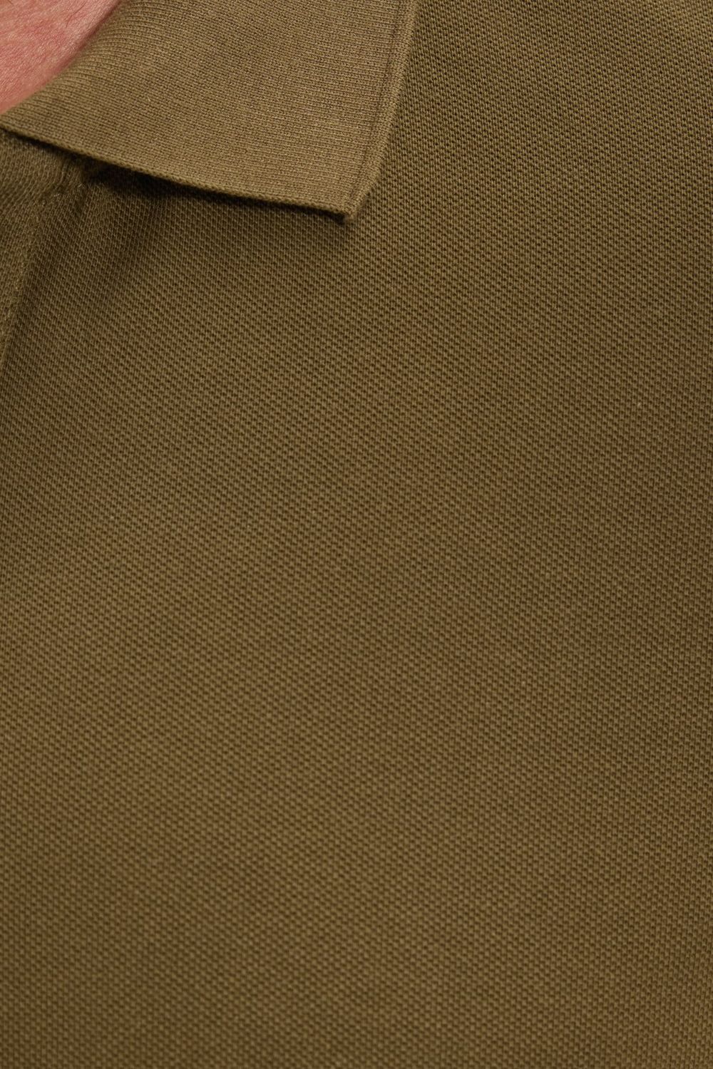 Erkek Slim Fit Dar Kesim Premium Seri %100 Pamuk Yumuşak Dokulu Merserize Haki Polo Yaka Tişört 