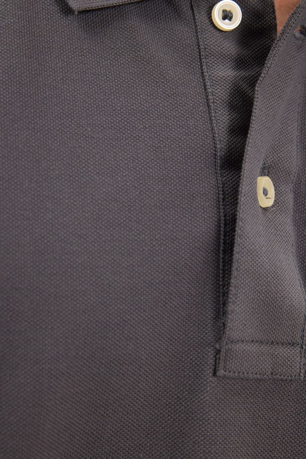 Erkek Slim Fit Dar Kesim Premium Seri %100 Pamuk Yumuşak Dokulu Merserize Gri Polo Yaka Tişört 