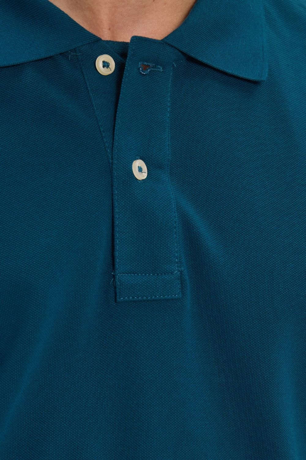 Erkek Slim Fit Dar Kesim Premium Seri %100 Pamuk Yumuşak Dokulu Merserize Petrol Polo Yaka Tişört 