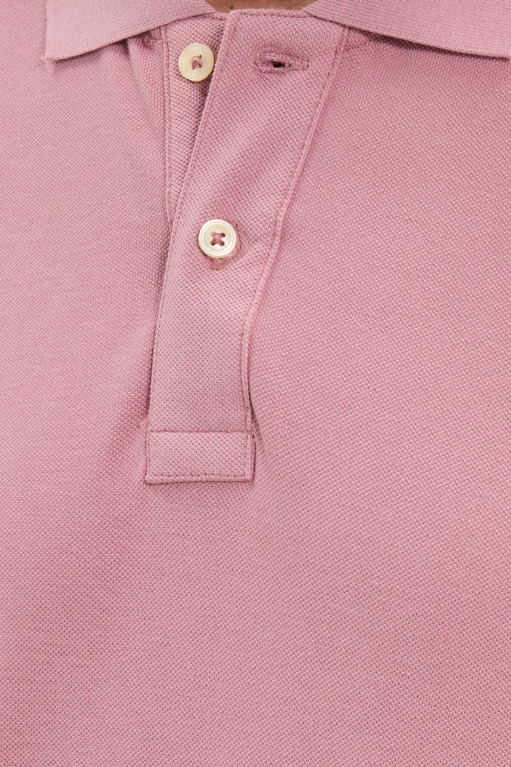 Erkek Slim Fit Dar Kesim Premium Seri %100 Pamuk Yumuşak Dokulu Merserize Pembe Polo Yaka Tişört 