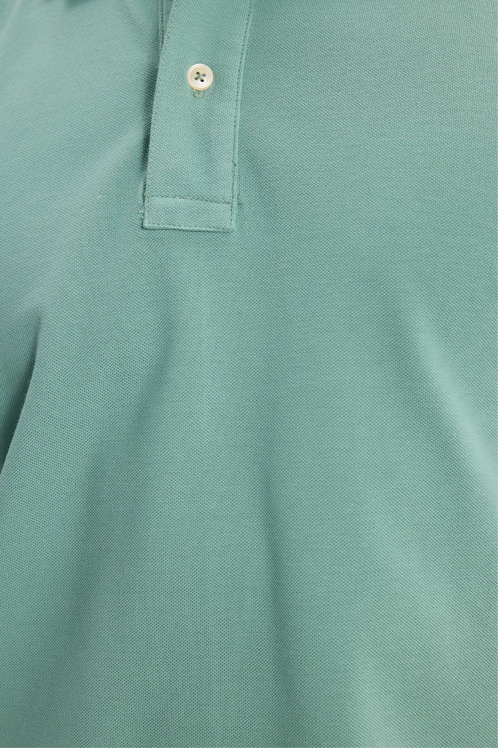 Erkek Slim Fit Dar Kesim Premium Seri %100 Pamuk Yumuşak Dokulu Merserize Yeşil Polo Yaka Tişört 