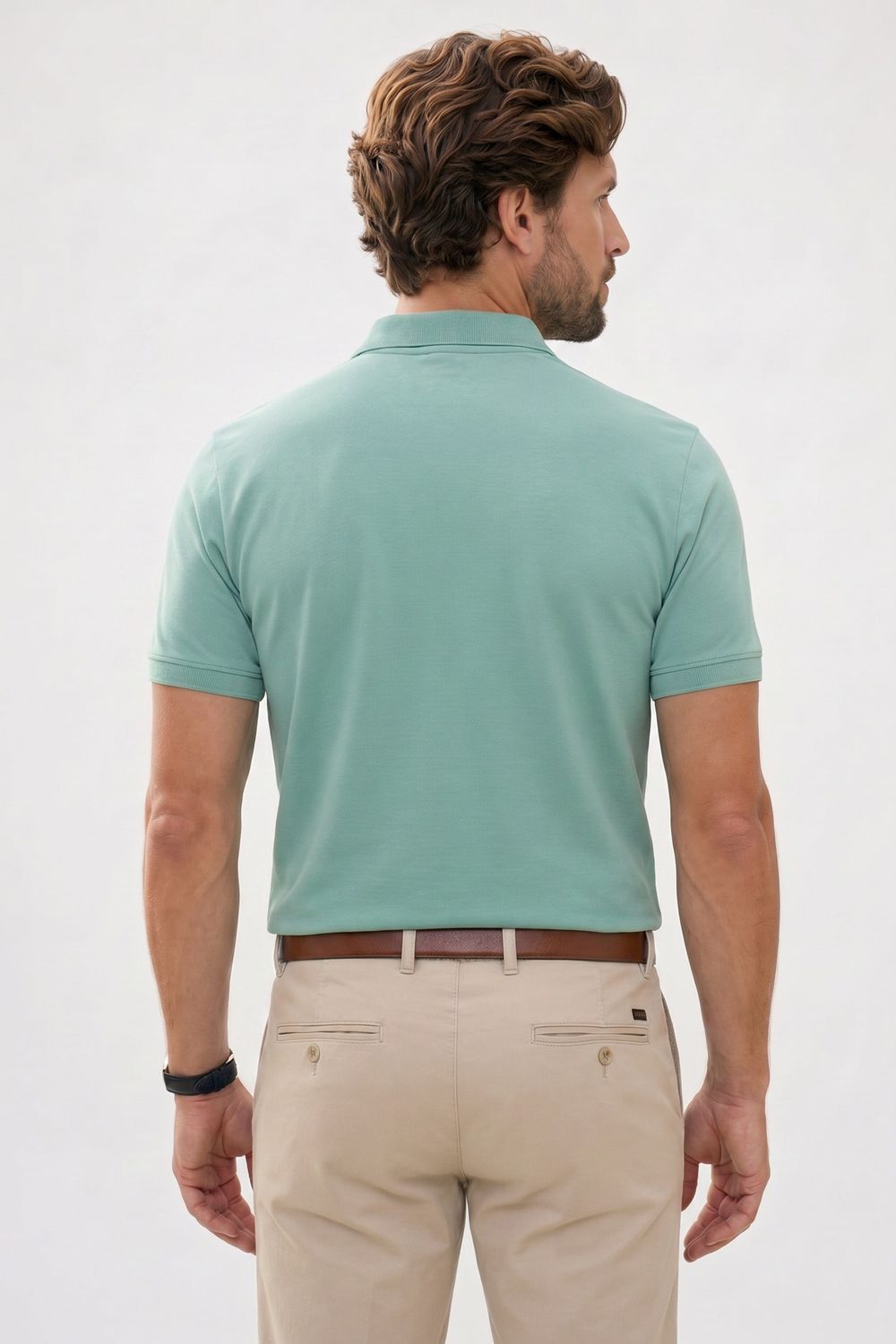 SLIM FIT PLAIN PIQUE T-SHIRT EGY 26  TİŞÖRT