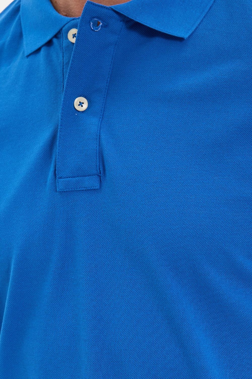 Erkek Slim Fit Dar Kesim Premium Seri %100 Pamuk Yumuşak Dokulu Merserize Lacivert Polo Yaka Tişört 